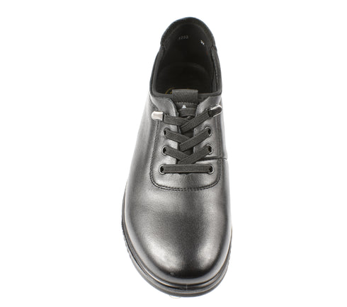 Pantofi casual, dama, FORMAZIONE, 1233 negru, piele naturala